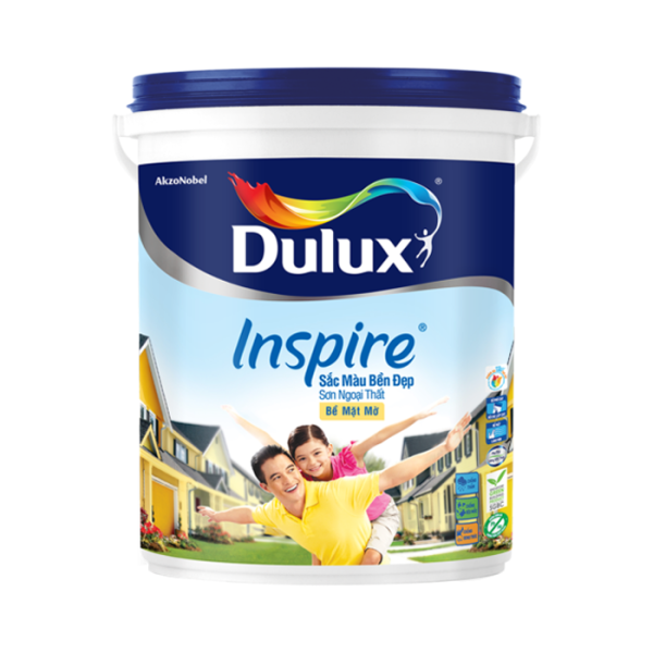 Sơn ngoại thất Dulux Inspire – Bề mặt mờ